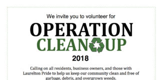 Join Us For Operation Clean Up! June 2, 2018
