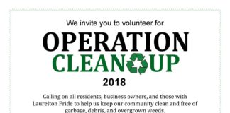 Save the Date! August 4th- Operation Clean Up