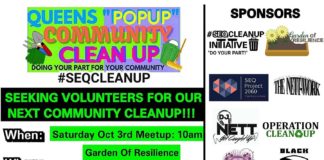 SEQ Clean Up, Operation Clean Up & Grassroots Organization & Entrepreneurs Come Together For Resilience