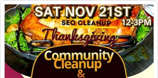 SEQ CLEAN UP Hosts Final Service Project For the Season