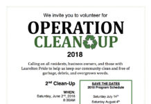 Join Us For Operation Clean Up! June 2, 2018
