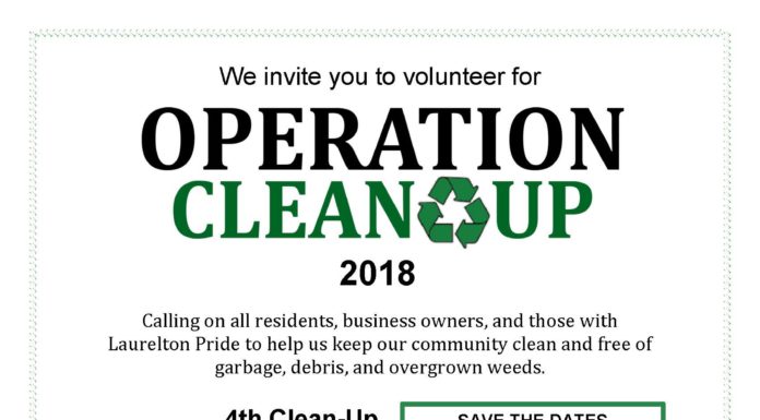 Save the Date! August 4th- Operation Clean Up