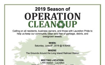 Laurelton Operation Clean Up Will Resume June 8th! JOIN US!