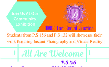 DIVAS for Social Justice Hosts Community Exhibition Featuring P.S 156 & P.S 132