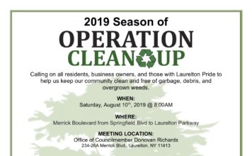 Join Us! Laurelton Operation Clean Up, August 10!