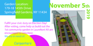 The 1st Community Garden In Laurelton Need YOU On Election Day