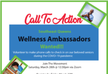 Call To Action…Calling All South East Queens Residents To Volunteer To Be Wellness Ambassadors