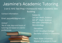 Jasmine’s Academic Tutoring